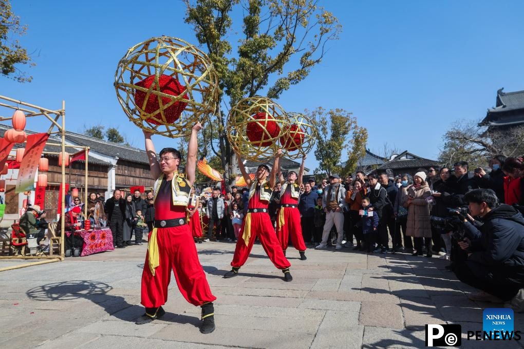Puyuan Fashion Resort hosts cultural activities for visitors during Spring Festival