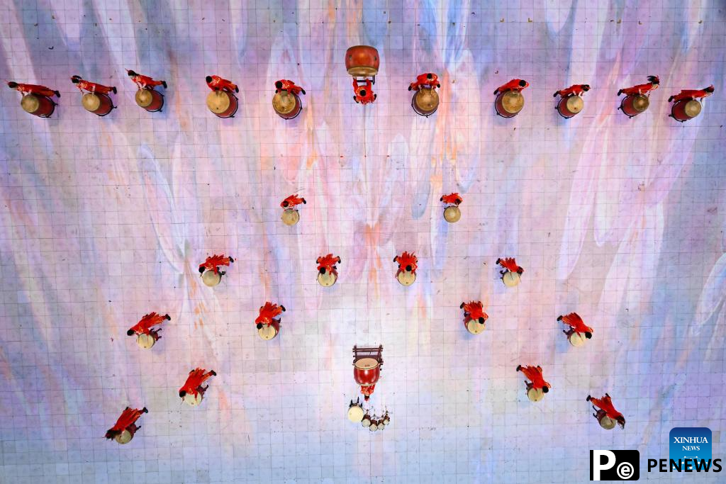 Artists perform prior to opening ceremony of 9th Asian Winter Games