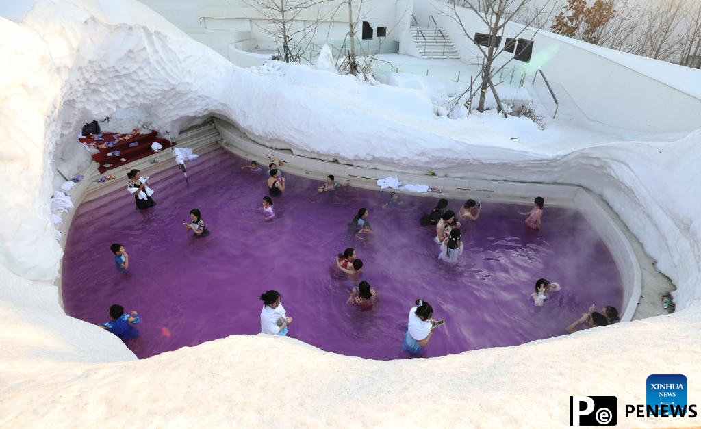 In pics: hot spring resort in Shenyang, NE China