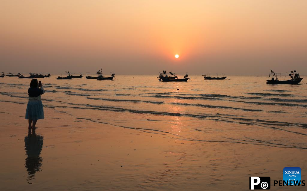 View of Weizhou Island in S China