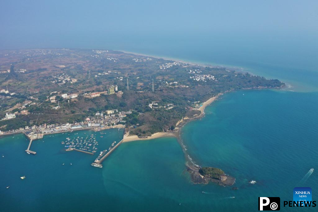 View of Weizhou Island in S China