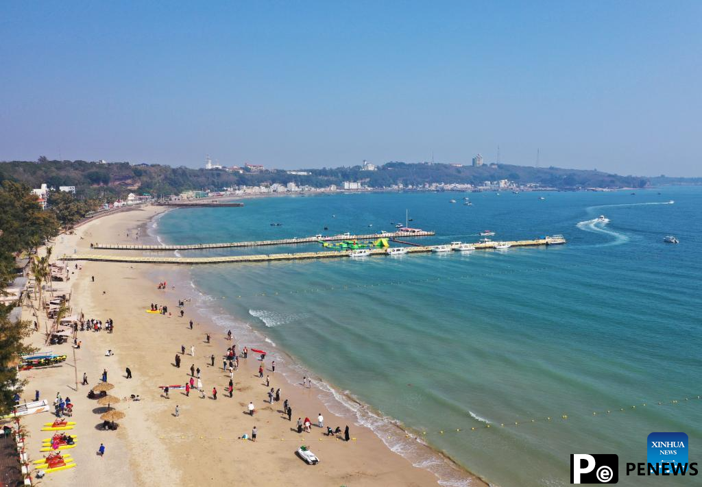 View of Weizhou Island in S China