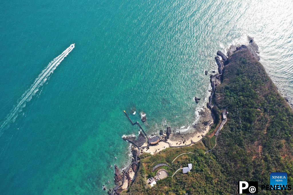 View of Weizhou Island in S China