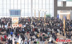 Chinese railways witness travel peak ahead of festival