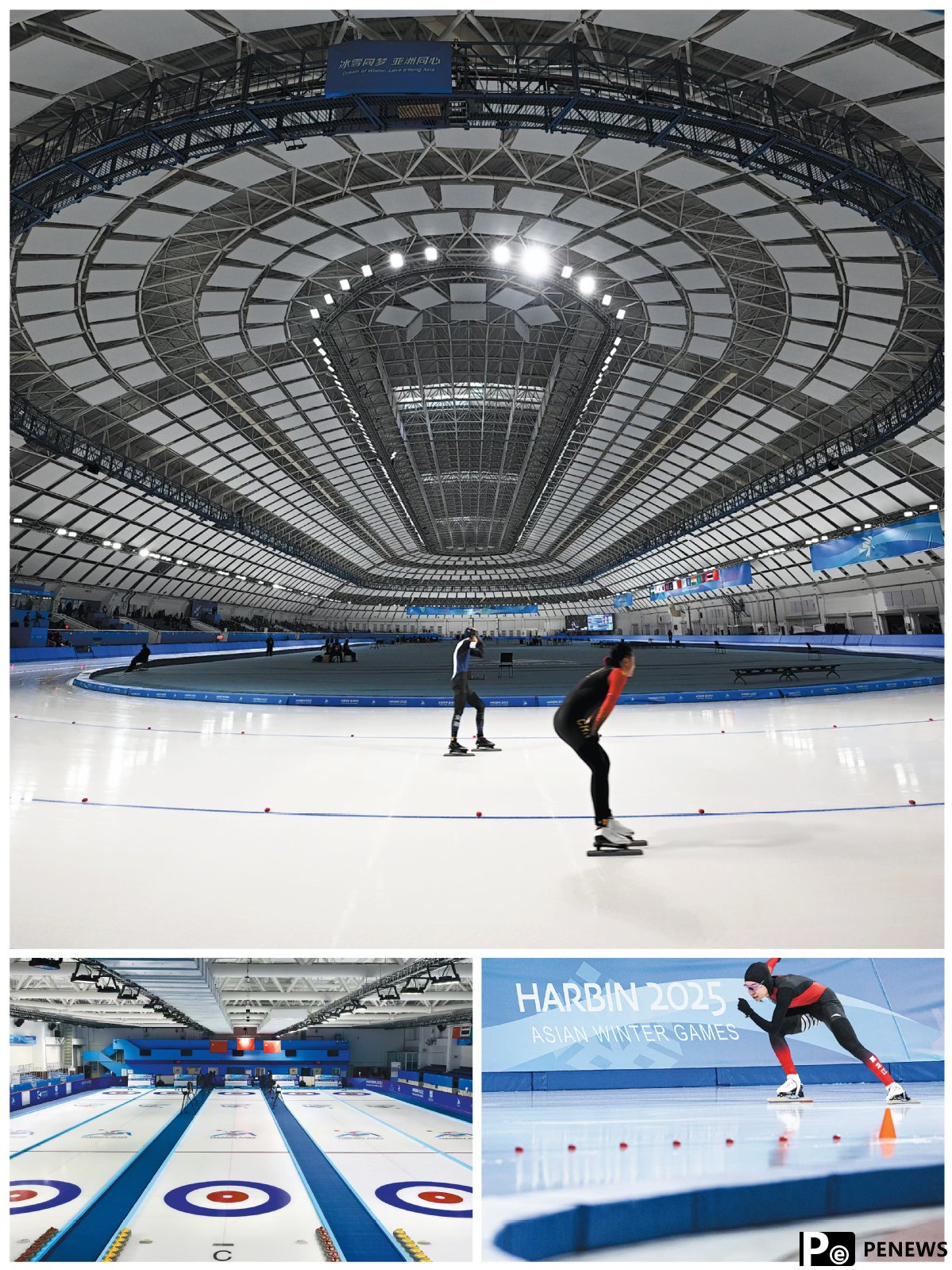Harbin makes smooth work of downtown ice arenas