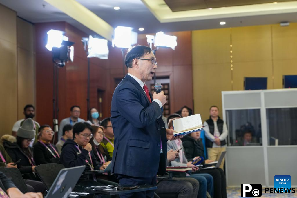 Media briefing held by Olympic Council of Asia, Harbin Asian Winter Games Organizing Committee