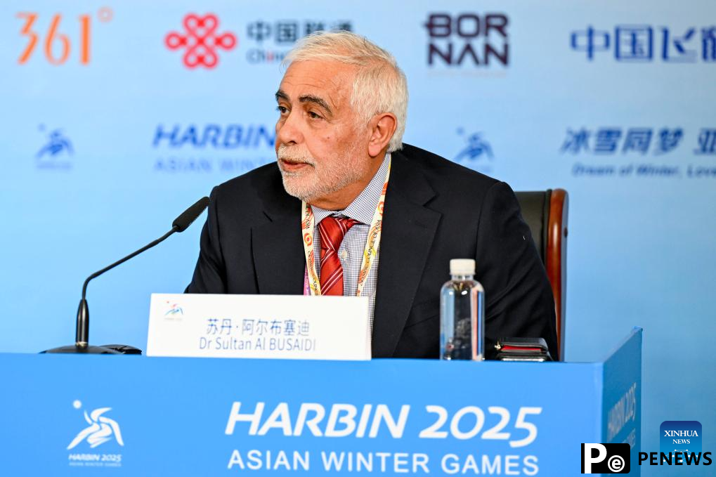 Media briefing held by Olympic Council of Asia, Harbin Asian Winter Games Organizing Committee