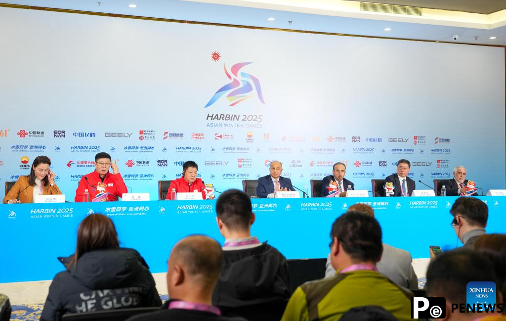 Media briefing held by Olympic Council of Asia, Harbin Asian Winter Games Organizing Committee