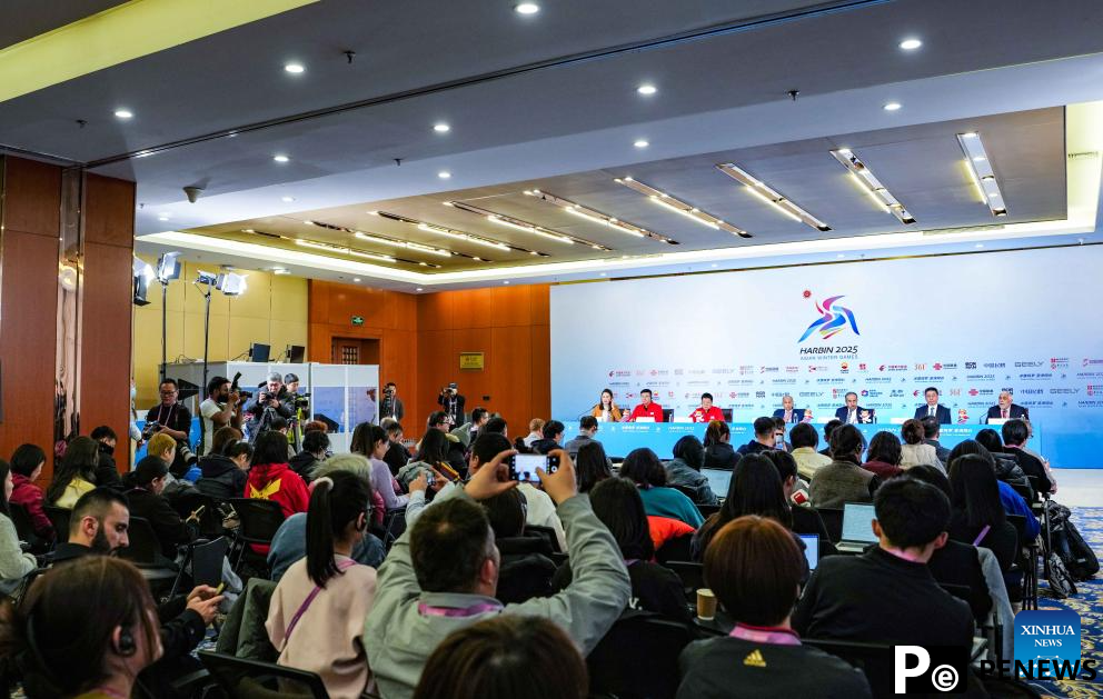 Media briefing held by Olympic Council of Asia, Harbin Asian Winter Games Organizing Committee