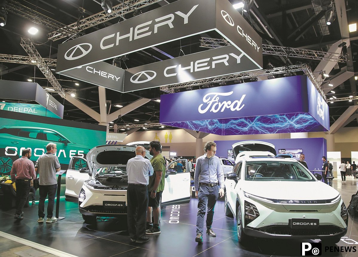 Chinese NEVs shine at auto shows abroad