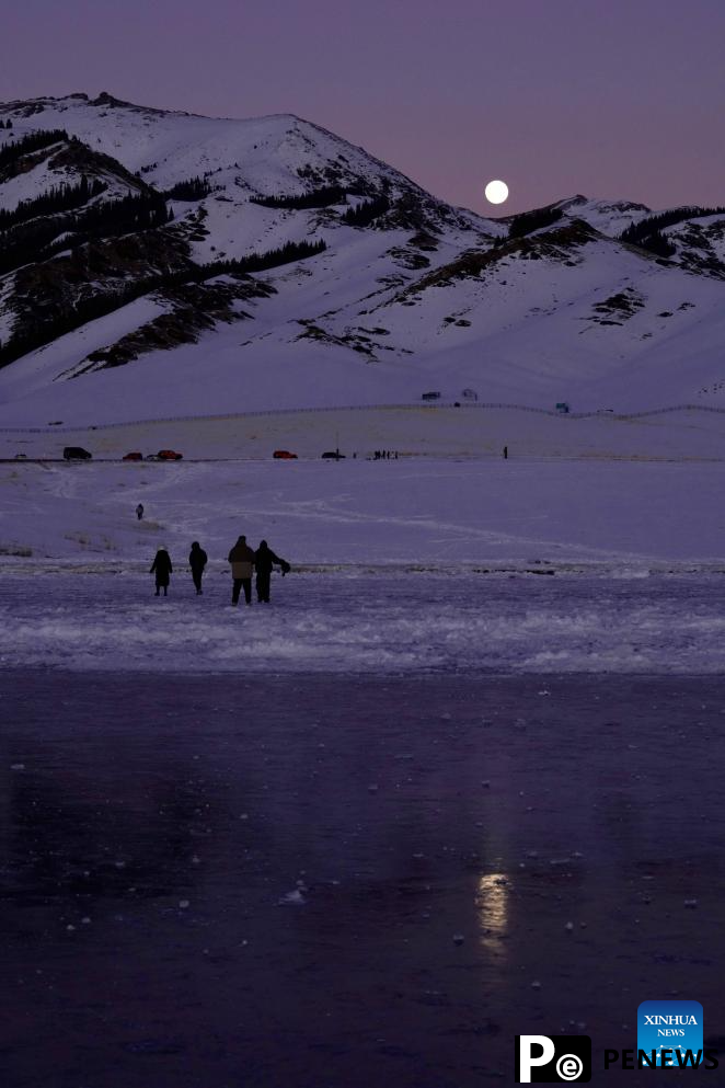 Scenery of Sayram Lake in NW China