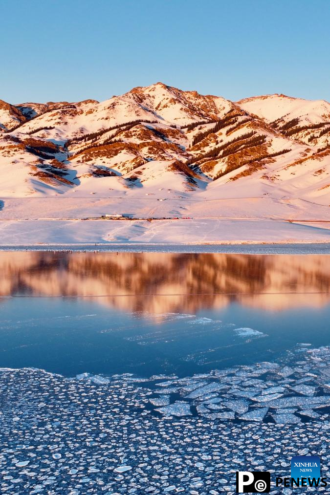 Scenery of Sayram Lake in NW China
