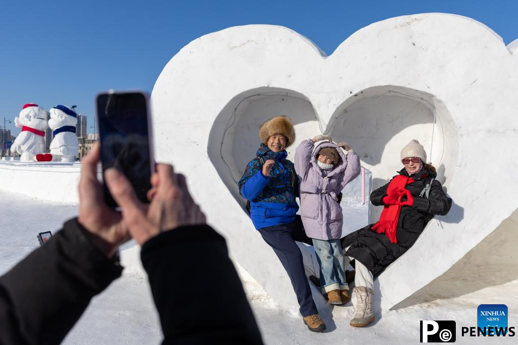 In pics: snow wonders in Harbin, NE China