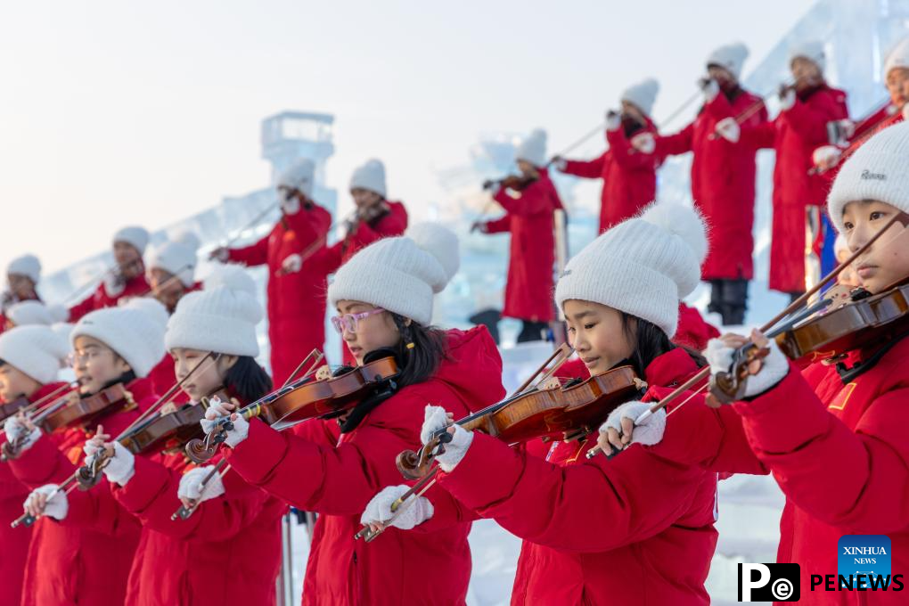 In pics: snow wonders in Harbin, NE China