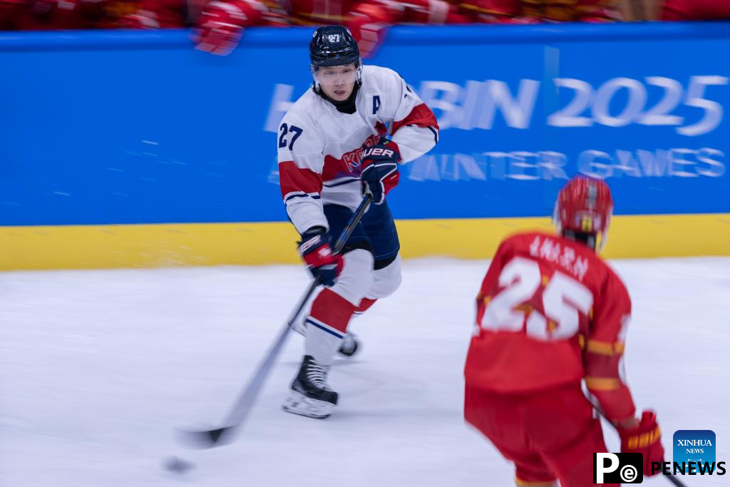 China loses to S. Korea in overtime at Asian Winter Games ice hockey
