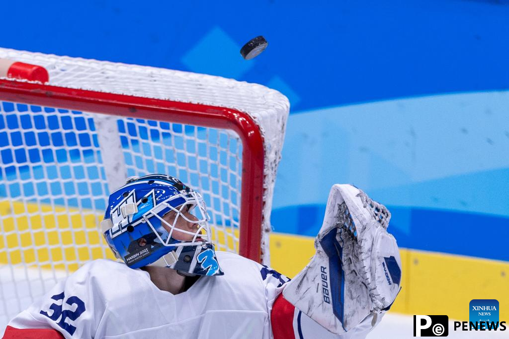 China loses to S. Korea in overtime at Asian Winter Games ice hockey