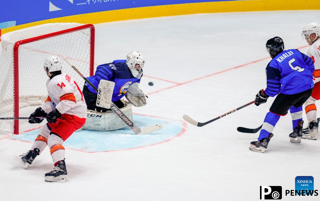 In pics: ice hocky group B matches at 2025 Asian Winter Games