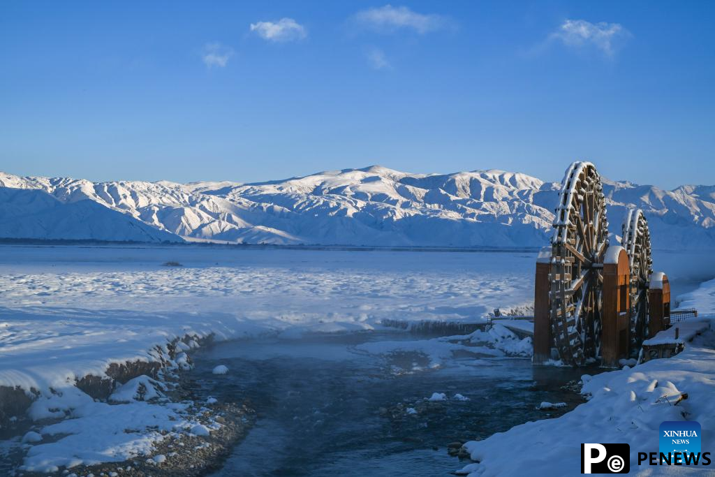 Winter scenery in Taxkorgan Tajik Autonomous County, China