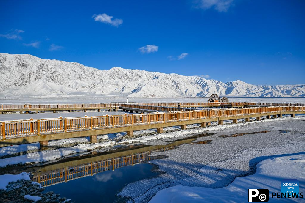 Winter scenery in Taxkorgan Tajik Autonomous County, China