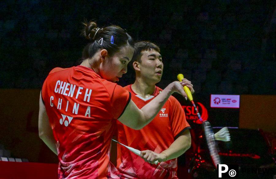 Chinese shuttlers advance to mixed doubles final at 2025 Indonesia Masters