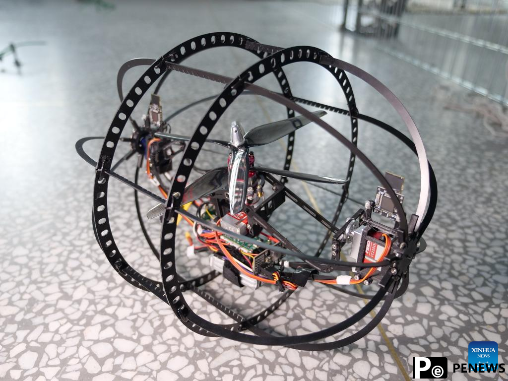 Chinese scientists unveil aerial/terrestrial robot prototype for Mars exploration