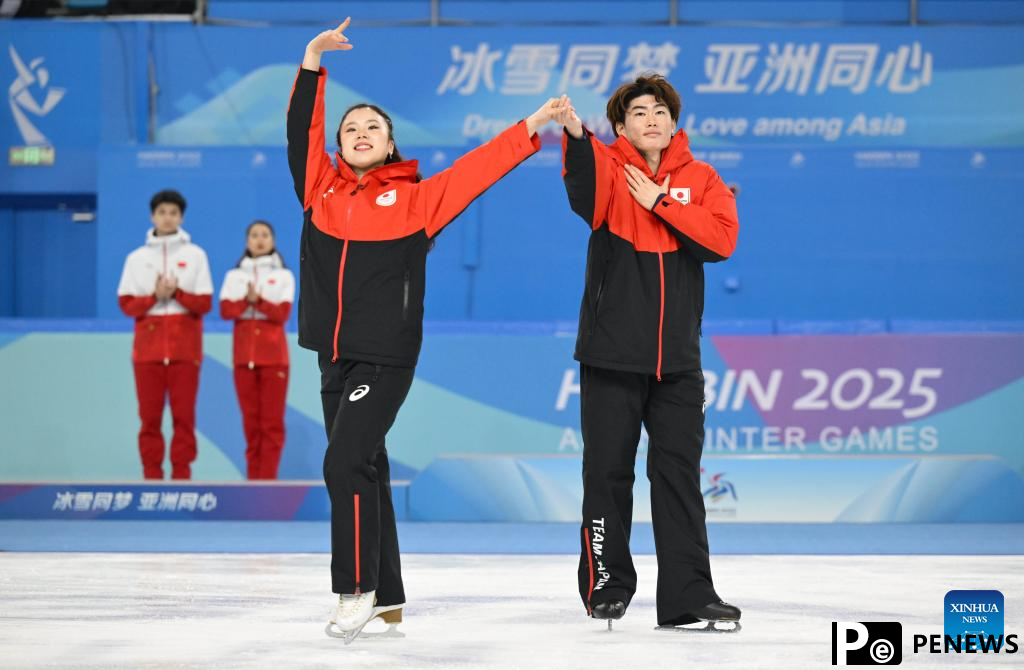 China claims its first figure skating medal at Asian Winter Games