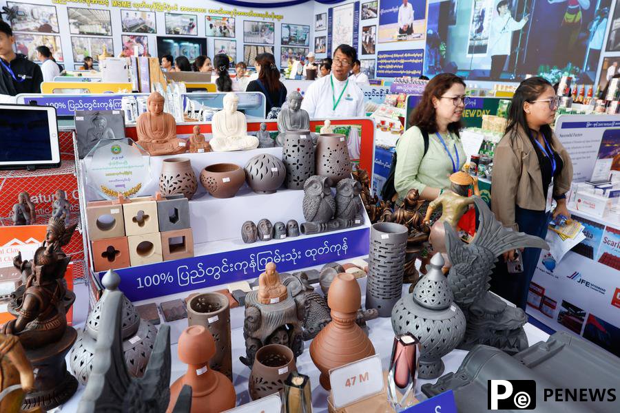 Chinese products stand out at Myanmar