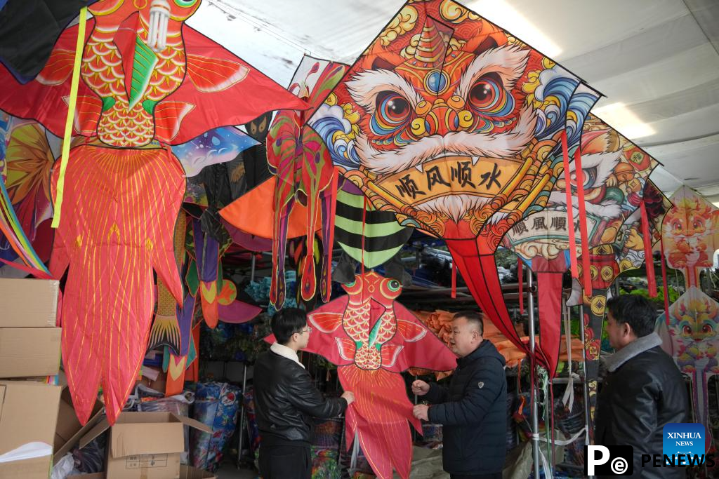 In pics: Weifang, home to kite manufacturers