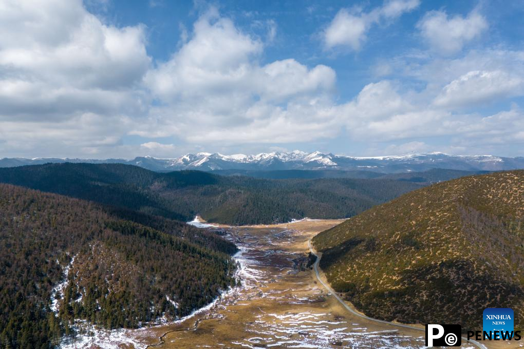 Scenery of Potatso National Park in China