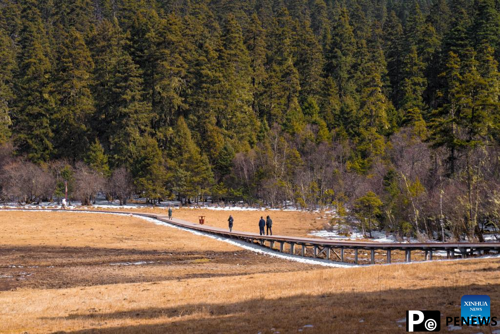 Scenery of Potatso National Park in China