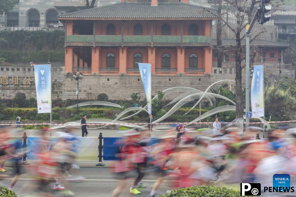 Highlights of 2025 Chongqing Marathon in China