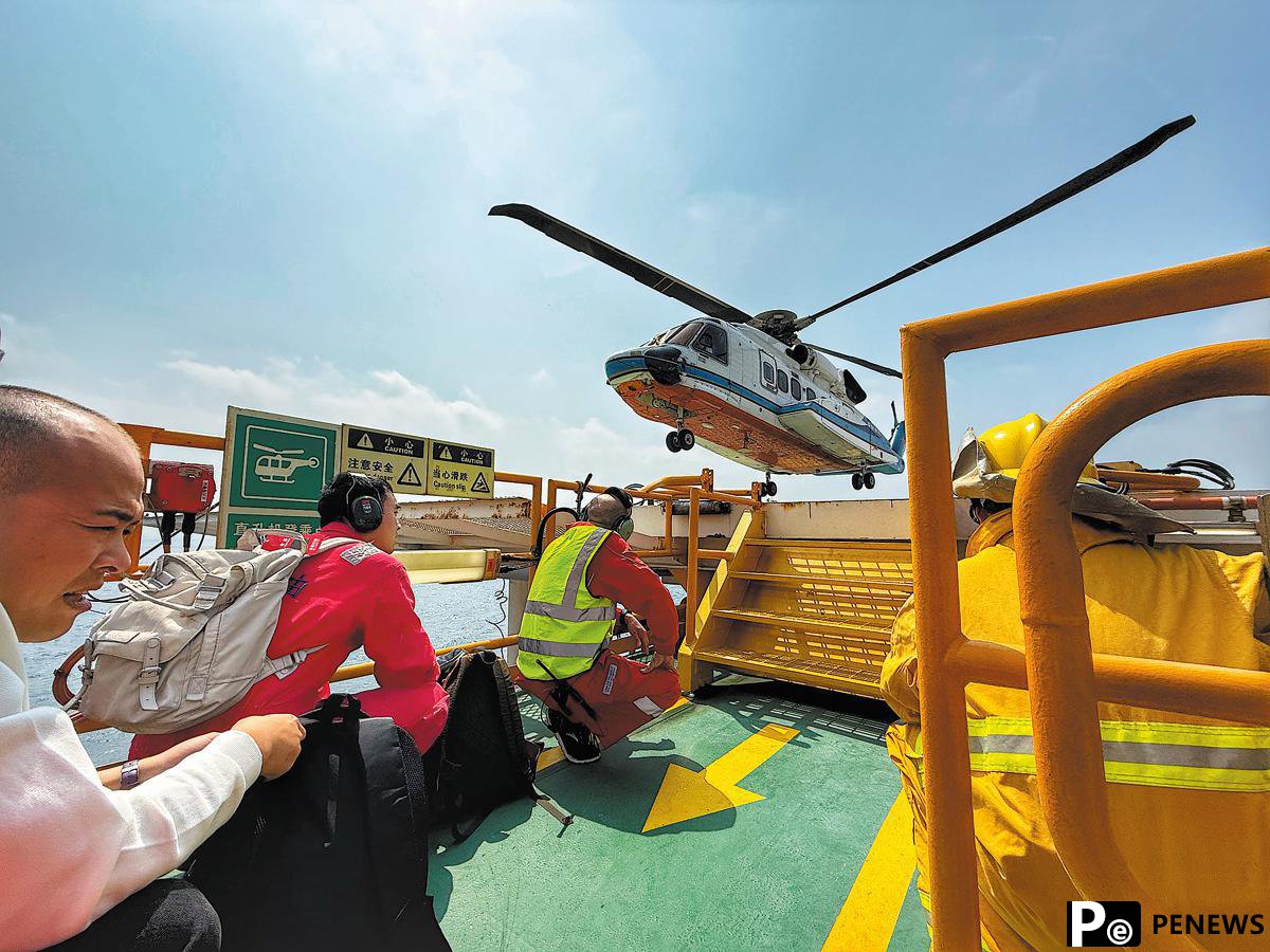 Drilling platform captures, stores carbon