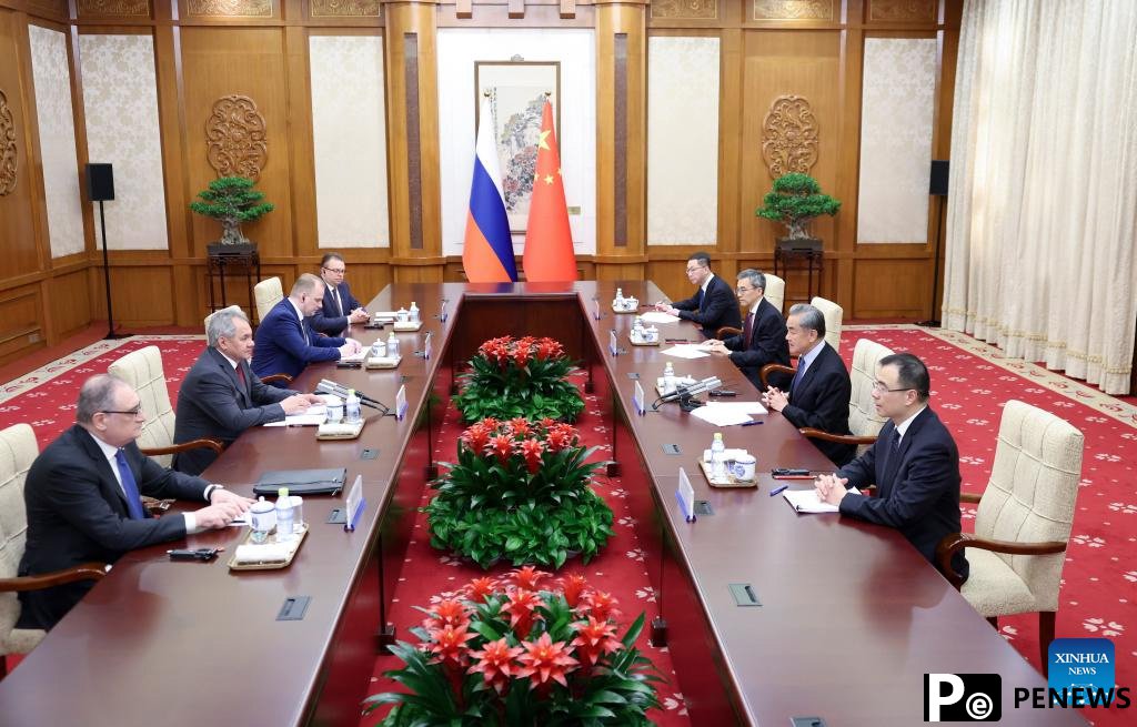 Top Chinese diplomat holds strategic dialogue with Russia