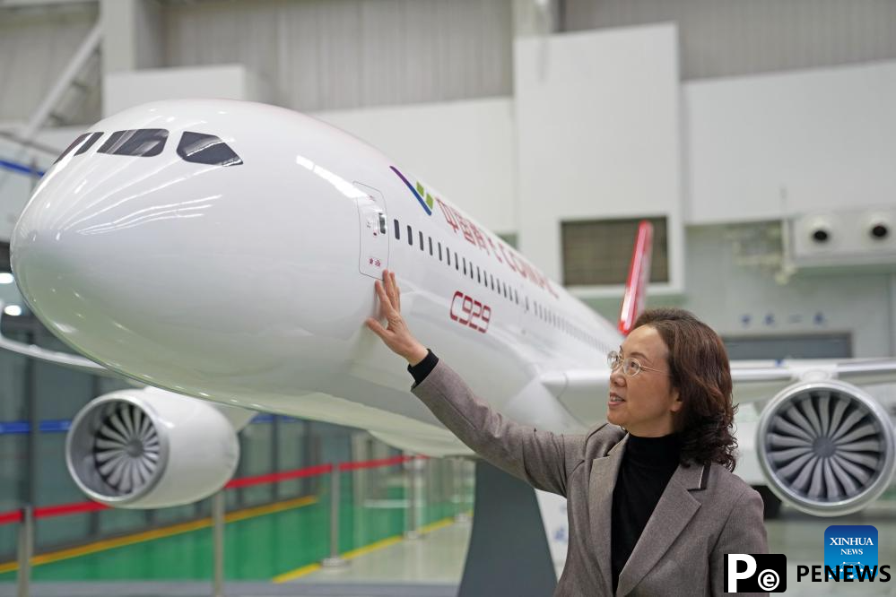 Pic story of female aircraft designer leading C929 aircraft project