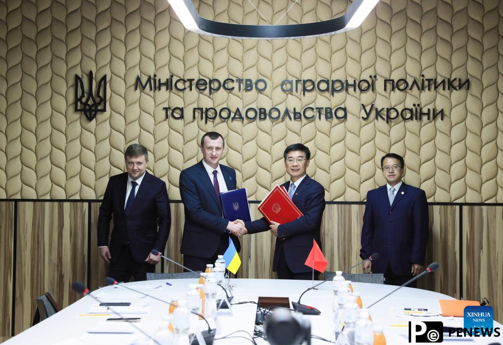 China signs agreements to import Ukrainian peas, wild aquatic products