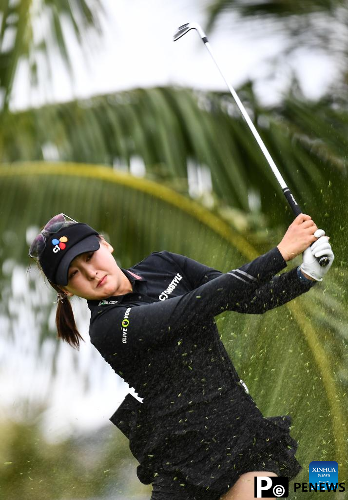 Blue Bay LPGA golf tournament held in Lingshui, S China