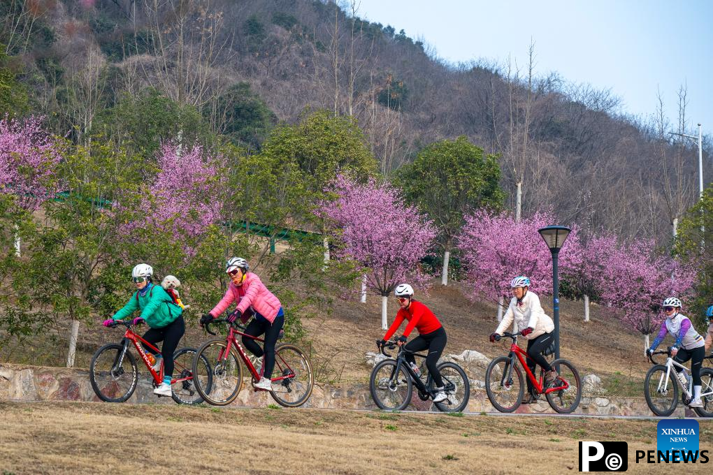 People enjoy spring across China
