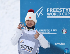 Olympic champion Xu Mengtao wins silver at FIS Freestyle World Cup Livigno