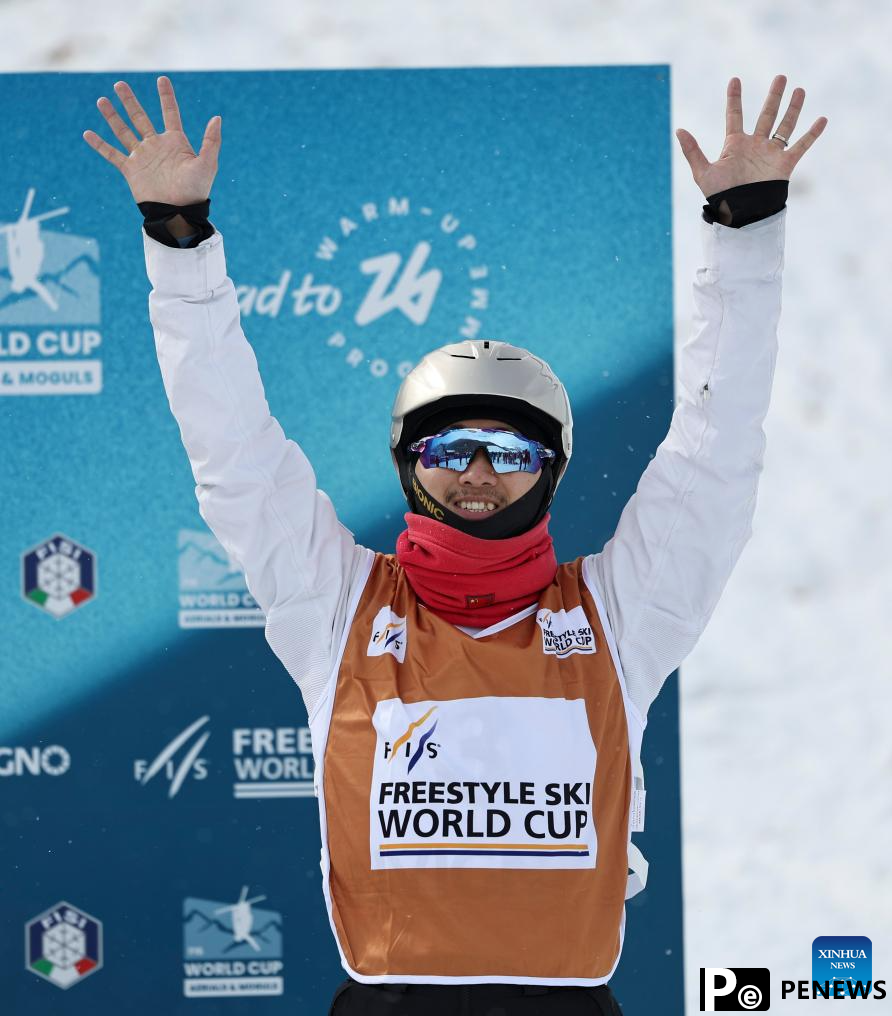 Olympic champion Xu Mengtao wins silver at FIS Freestyle World Cup Livigno
