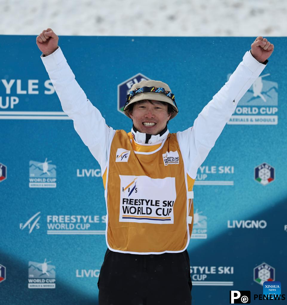 Olympic champion Xu Mengtao wins silver at FIS Freestyle World Cup Livigno