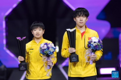 China's Sun, Wang crowned champions at WTT Champions Chongqing