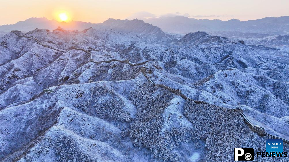 In pics: Great Wall after snowfall