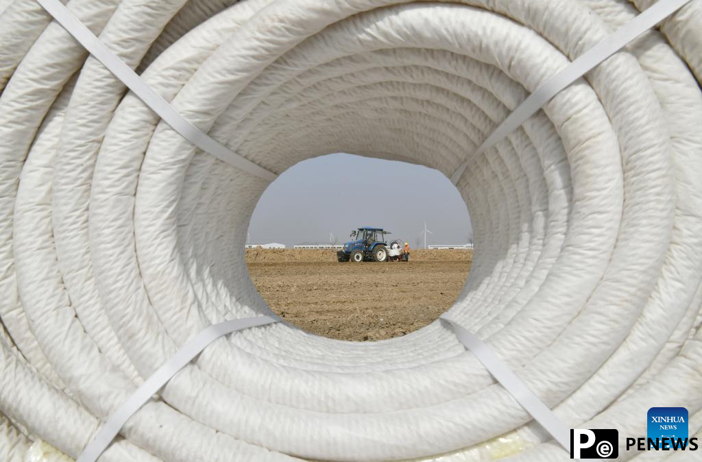 Modern technologies used during spring ploughing across China