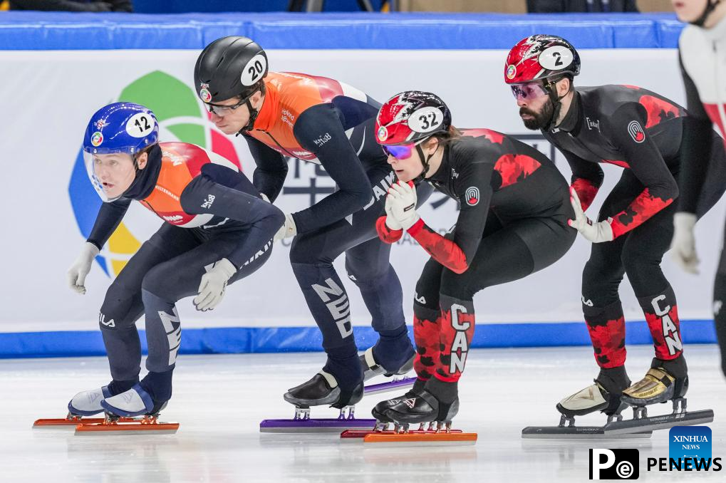 Highlights of ISU World Short Track Speed Skating Championships 2025 in Beijing