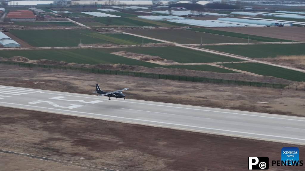 class unmanned transport aircraft completes maiden flight