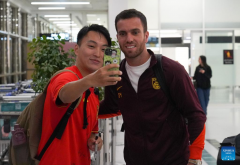China's football team arrives in Riyadh for 2026 FIFA World Cup Asian Qualifiers match