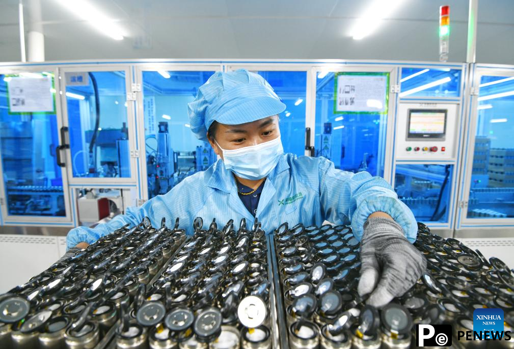 New energy industry developed in China
