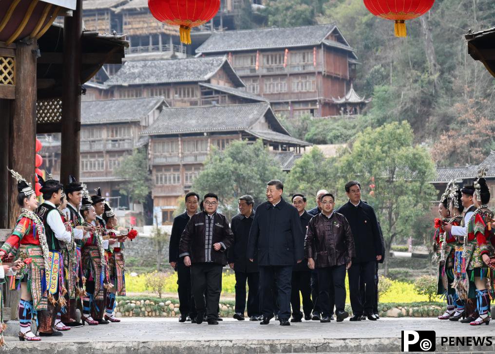 Xi inspects Guizhou, stresses high