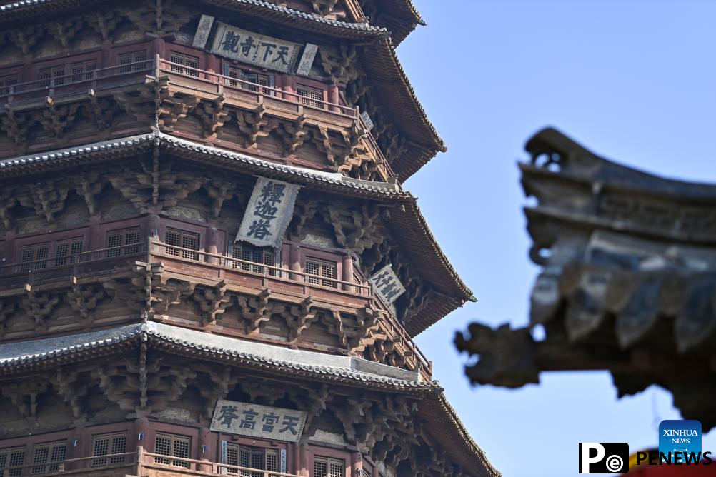 In pics: Sakyamuni Pagoda of Fogong Temple in Yingxian County, China