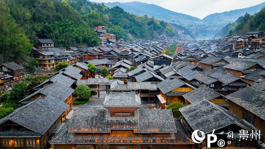 A tapestry of ethnic culture unfolds in spring in Zhaoxing Dong village, SW China